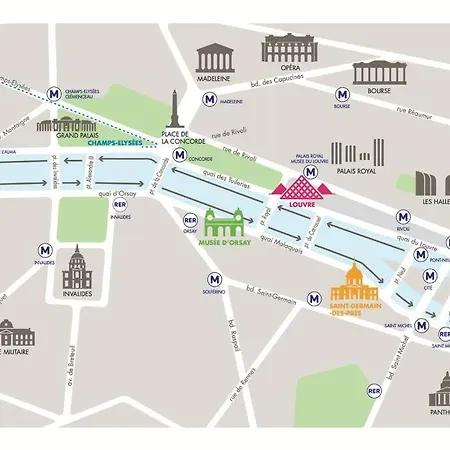 1 Bedroom Only 15 Min Walk To The Louvre Apartment